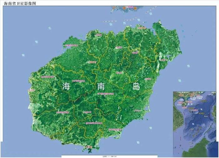 海南地图全图高清版,海南省地图